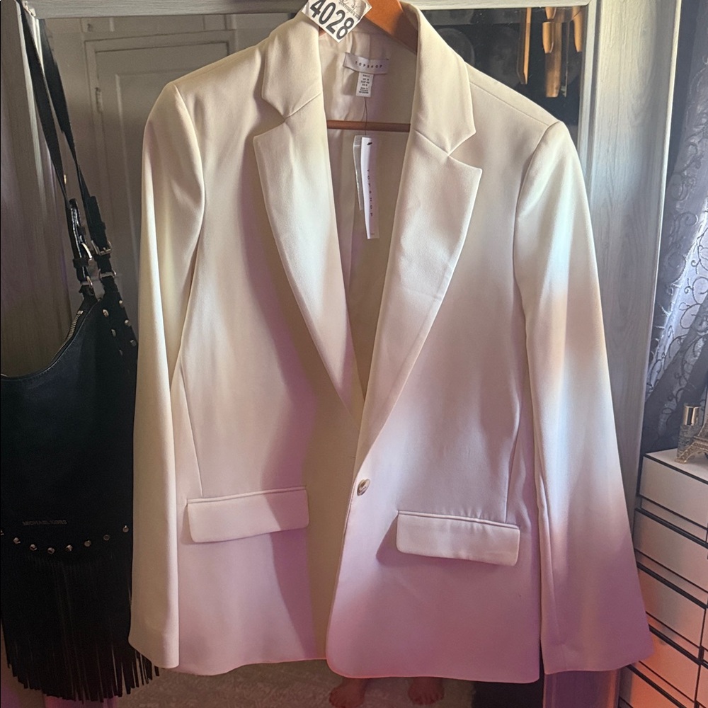 Topshop Cream Blazer (tall)